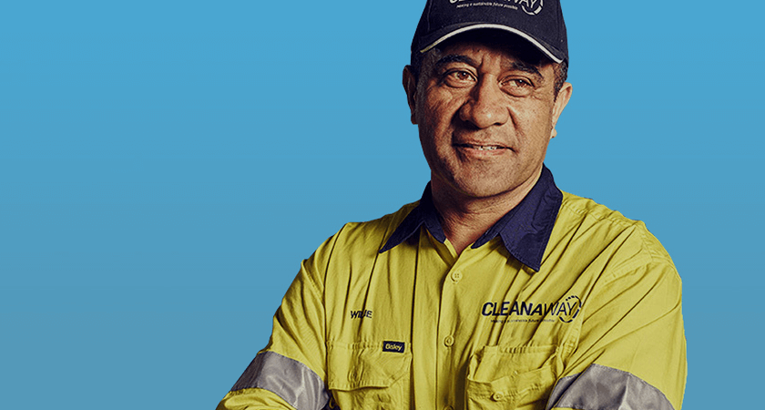 man in yellow hi-vis shirt