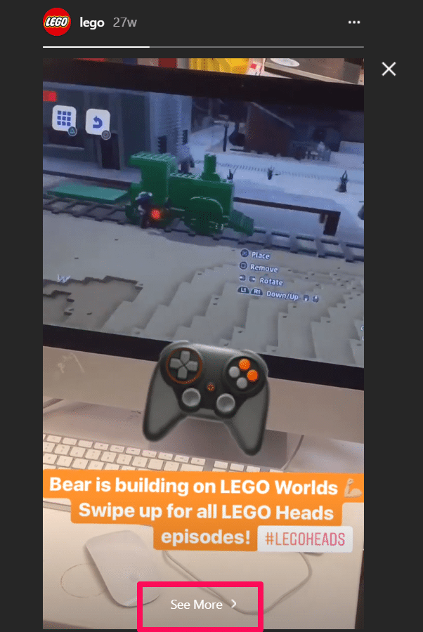 Instagram Stories Link