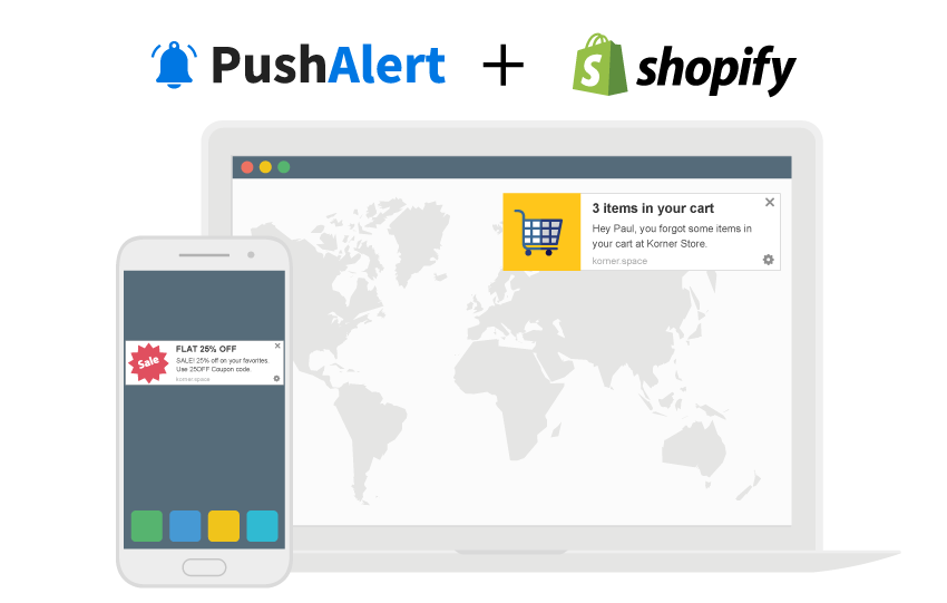 Integrations like Web Push Notifications on Shopify give you this capability.